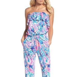 NWT Lilly Pulitzer Ailsie Strapless Jumpsuit